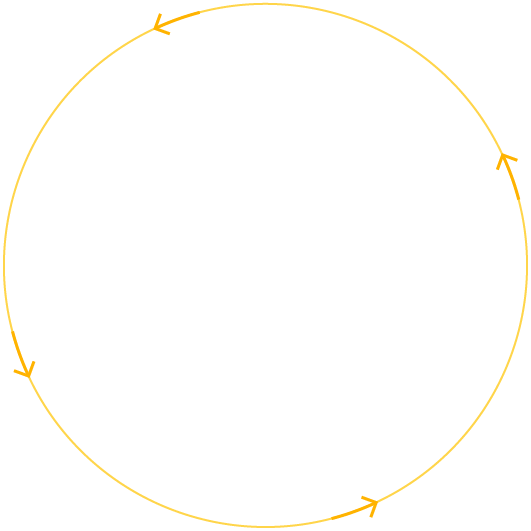 yellow circle with 4 arrows