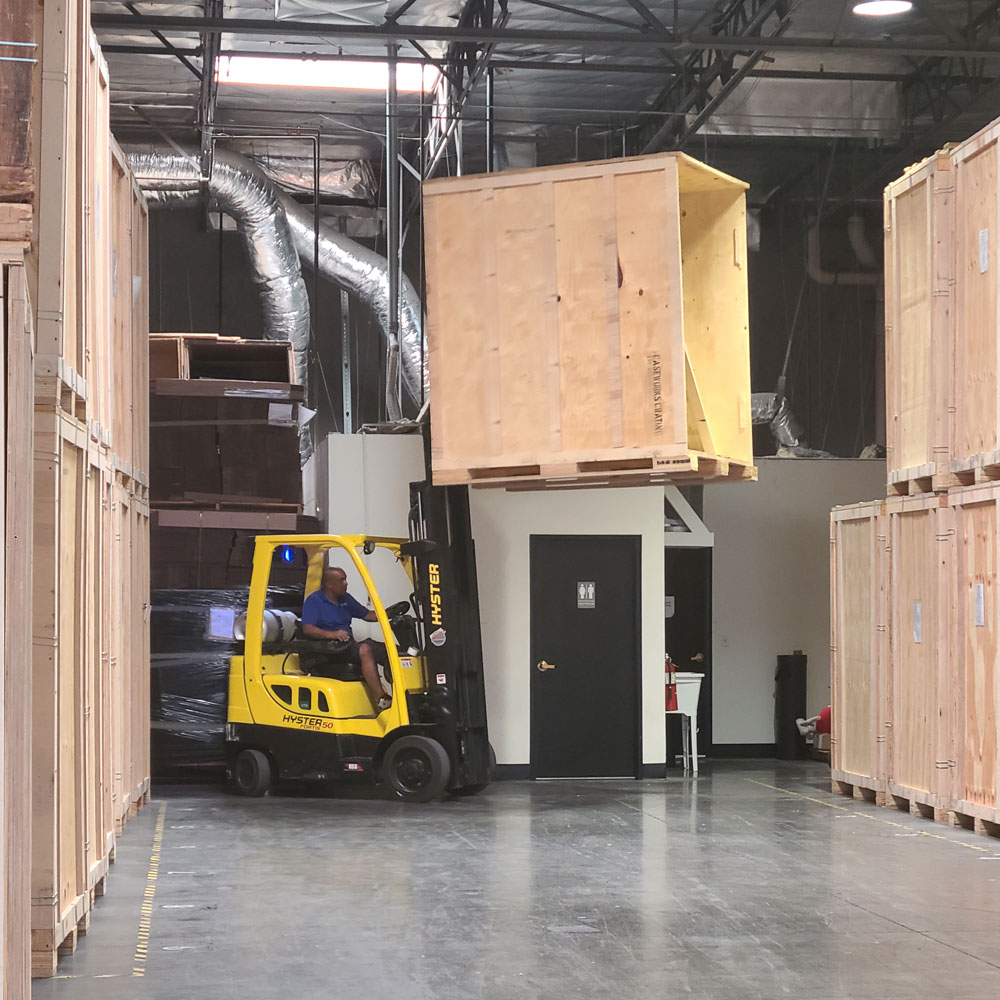 storage in warehouse