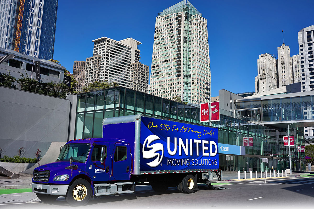 United Moving Services truck